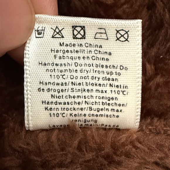 Cellabie navy floral fleece jacket sz L - Picture 4 of 6